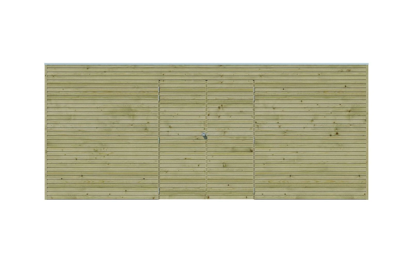 Woodlands Blokhut QB Groen Geïmpregneerd 510 x 300 cm - Afbeelding 2